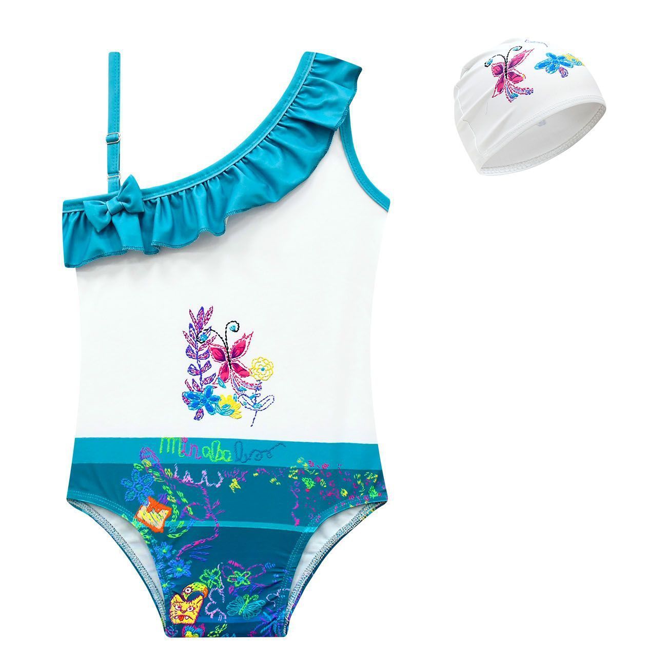 Encanto Kids Swimwear Summer One Piece Swimsuit Bathing Suit for Girls