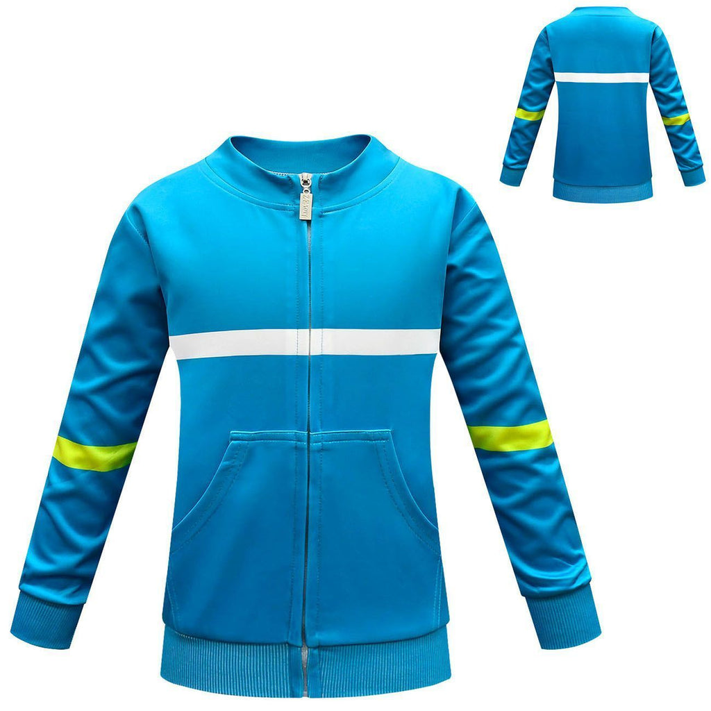 Kids Stranger Things 2 Versatile Cardigan Coat Zip-Up Cosplay Costumes - Azufun