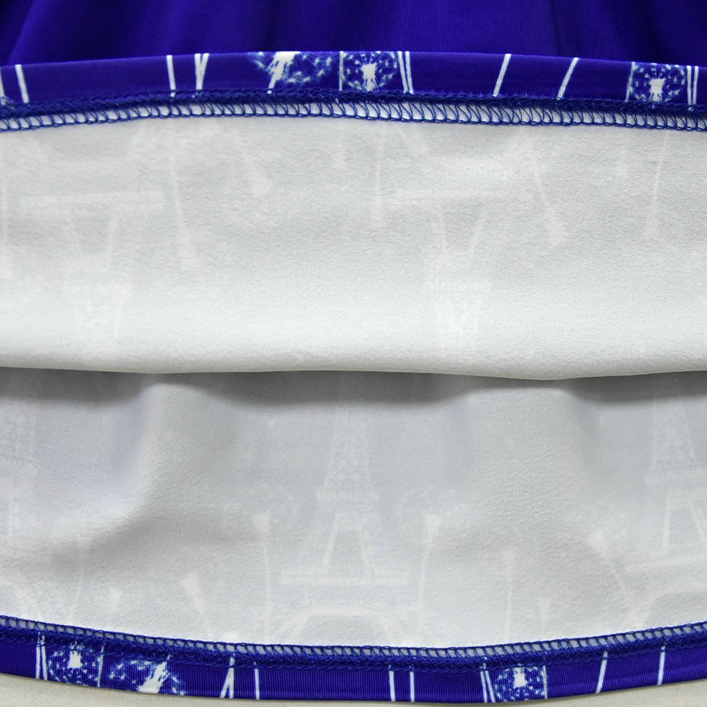 Fancy Nancy Cosplay Striped Long Sleeve Dress for Kids - Azufun