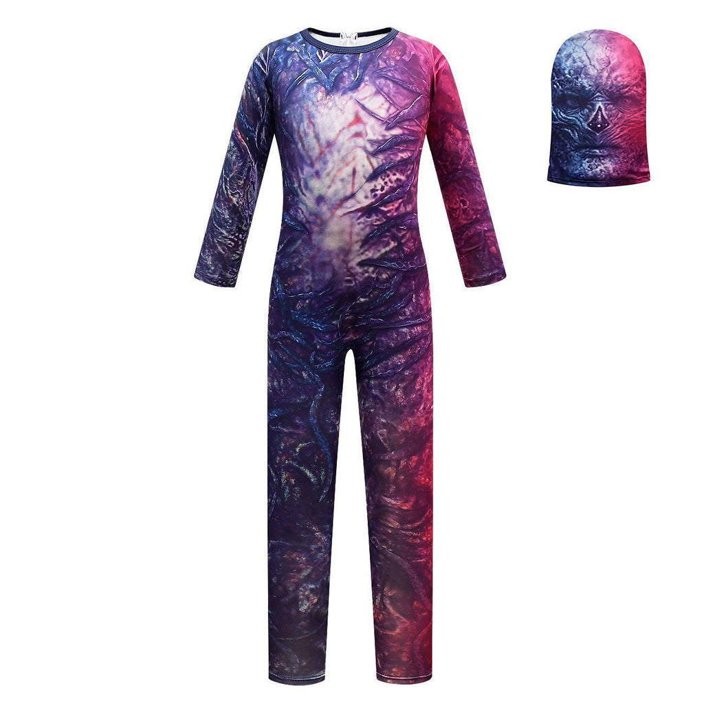 Stranger Things 4 Cosplay Jumpsuit Halloween Costume Bodysuit Outfits for kids - Azufun