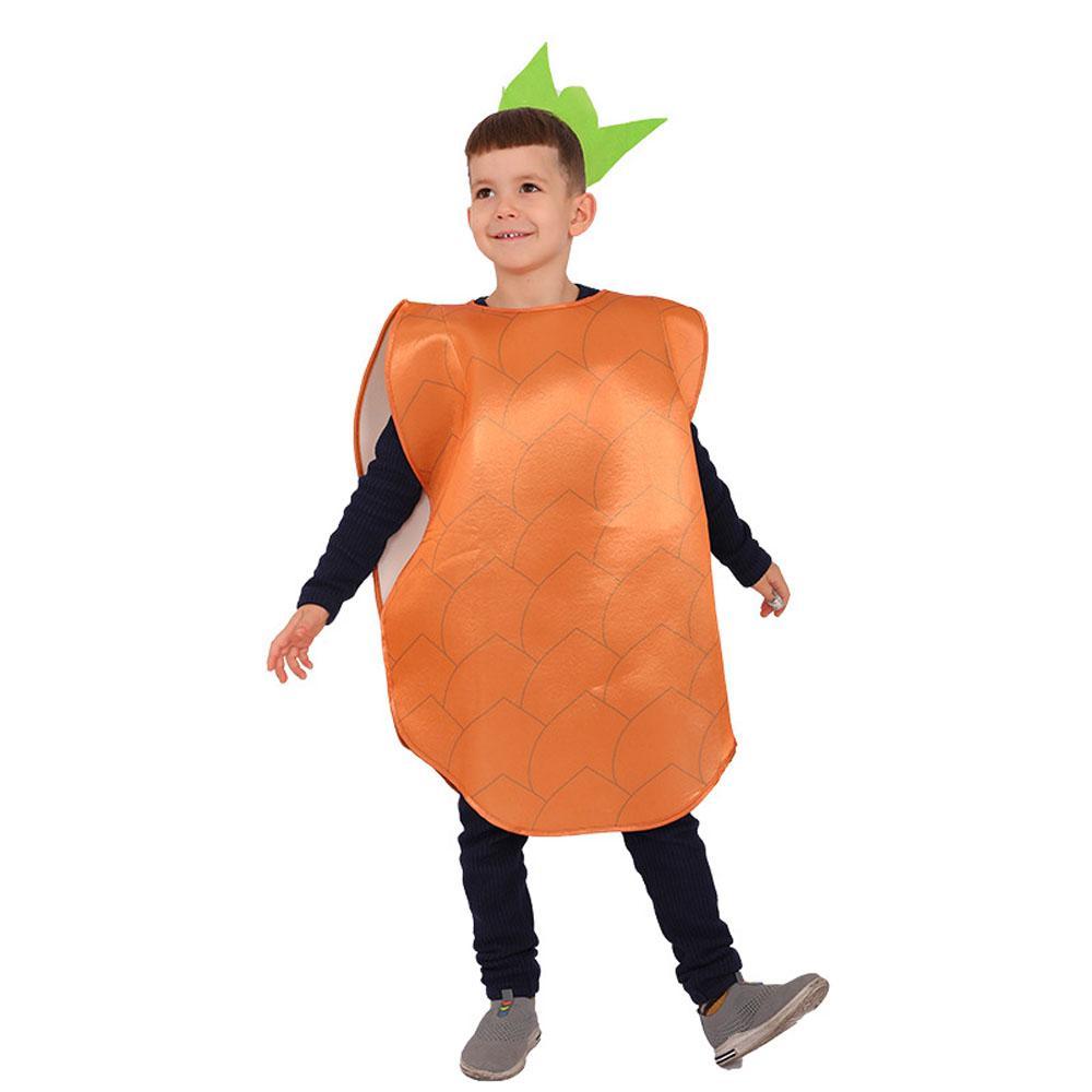 Pineapple Unisex Cosplay Costume Halloween Christmas Fruit Outfit for Kids