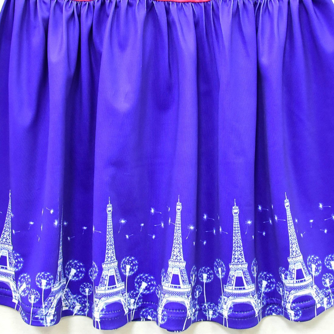 Fancy Nancy Cosplay Striped Long Sleeve Dress for Kids - Azufun