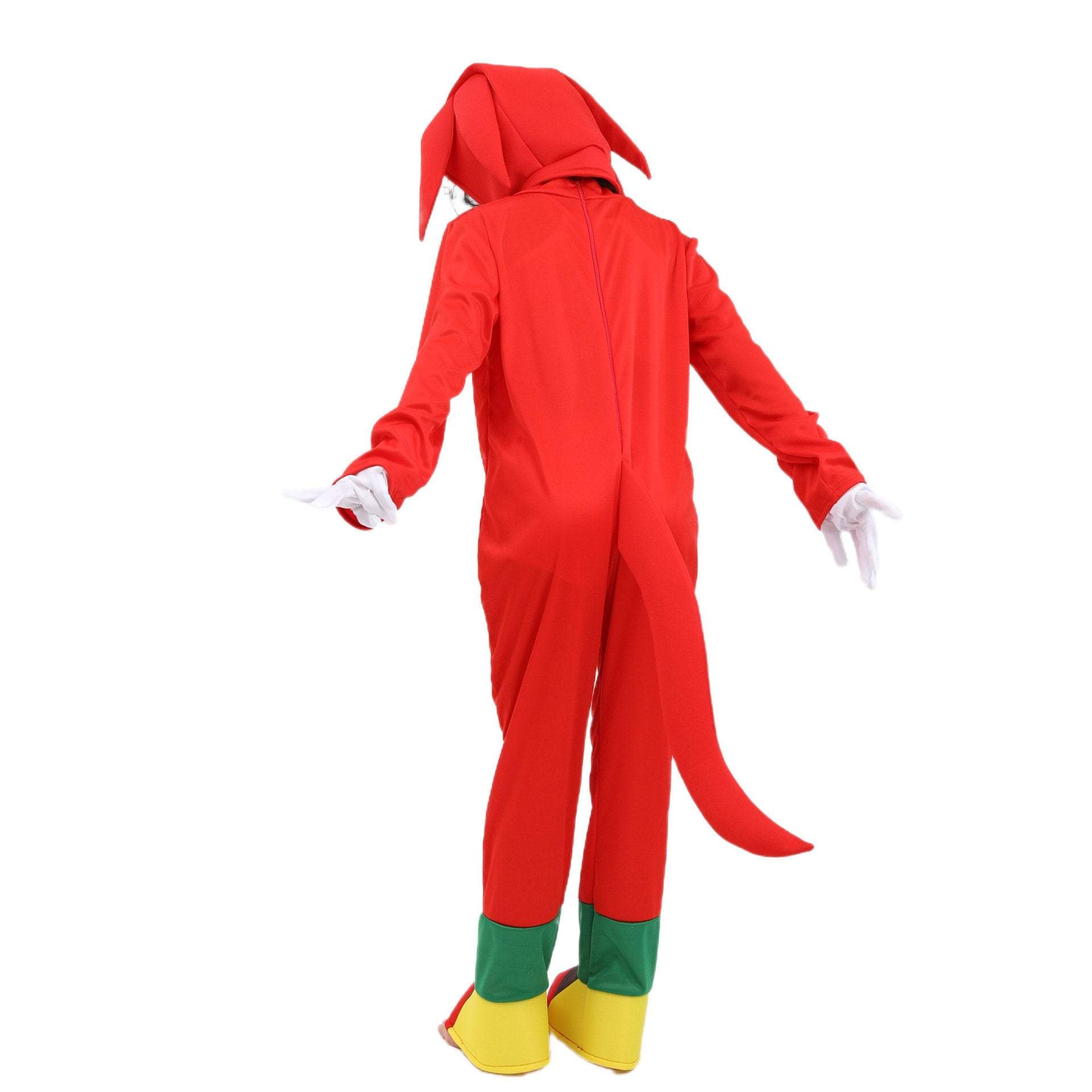 Knuckles Sonic Cosplay Costume Hedgehog Cartoon Bodysuit Jumpsuit For Kids