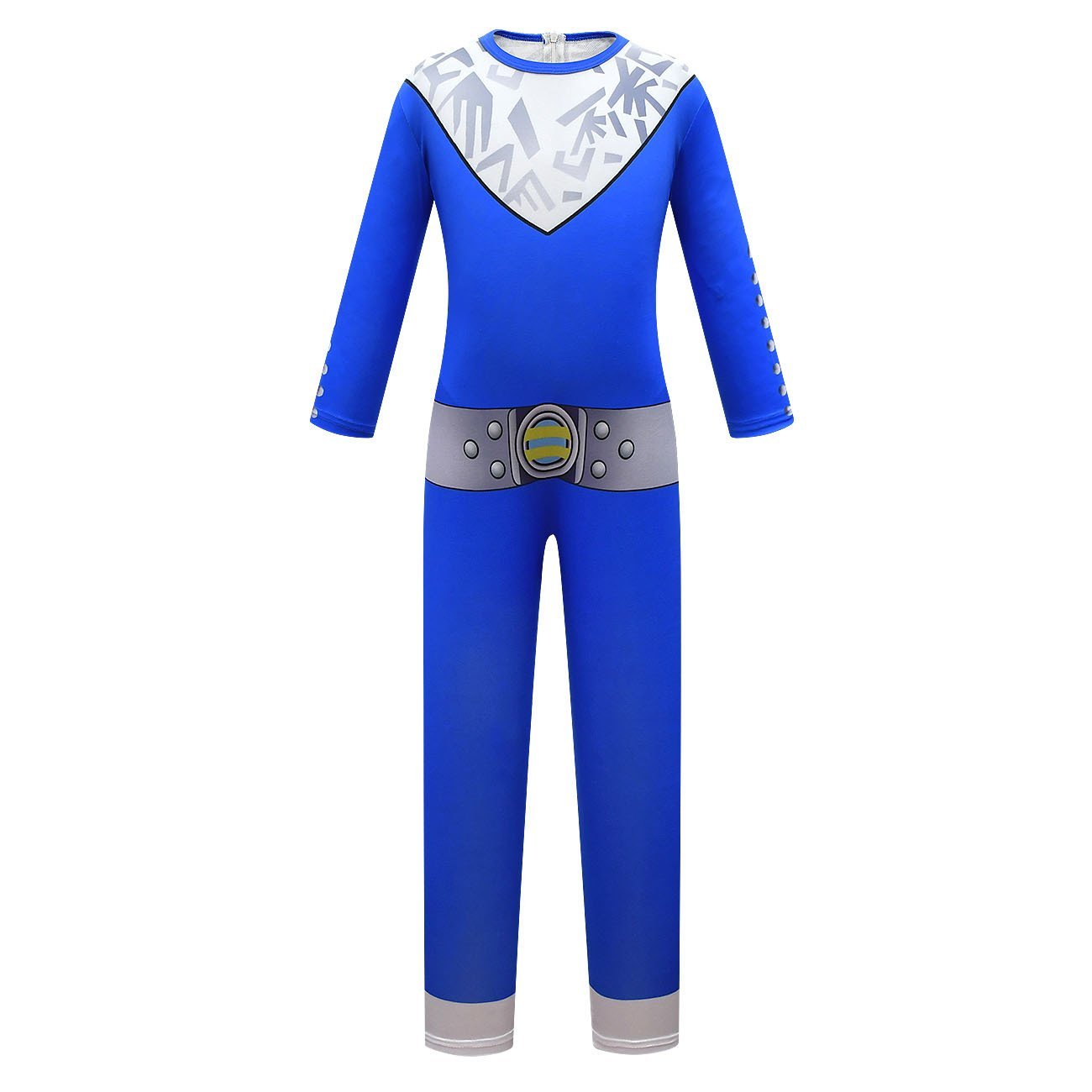Zombies 3 Blue Cosplay Zentai Suit Costume Jumpsuit Bodysuit Outfits for kids - Azufun