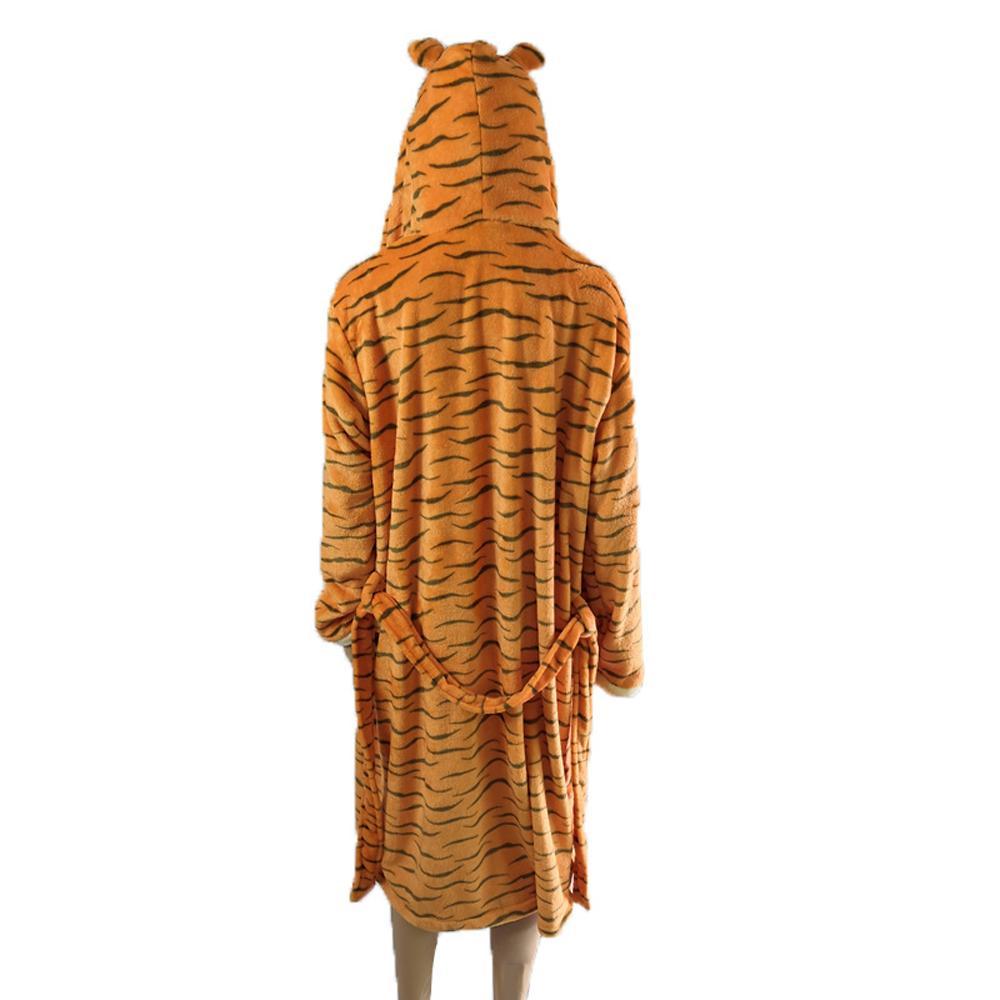 Adult Kids Tiger Bathrobe Animal Kigurumi Onesies Pajamas - Azufun