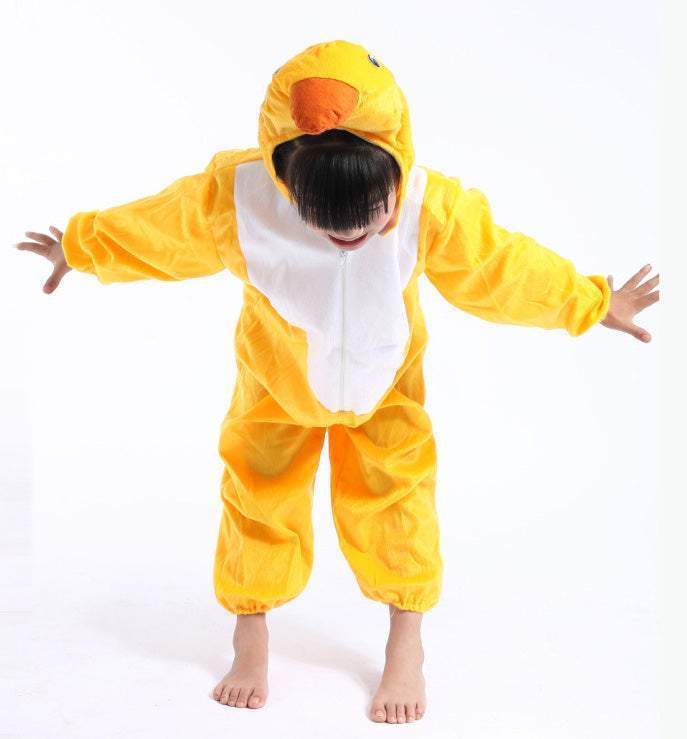 Halloween Child Duck Kids Animal Kigurumi Onesie Costume - Azufun