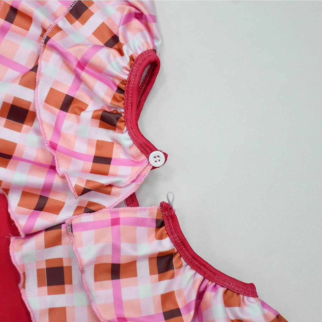 Girl's hocus pocus Mary Sanderson Cosplay Suit Costume Dress Outfits for kids - Azufun