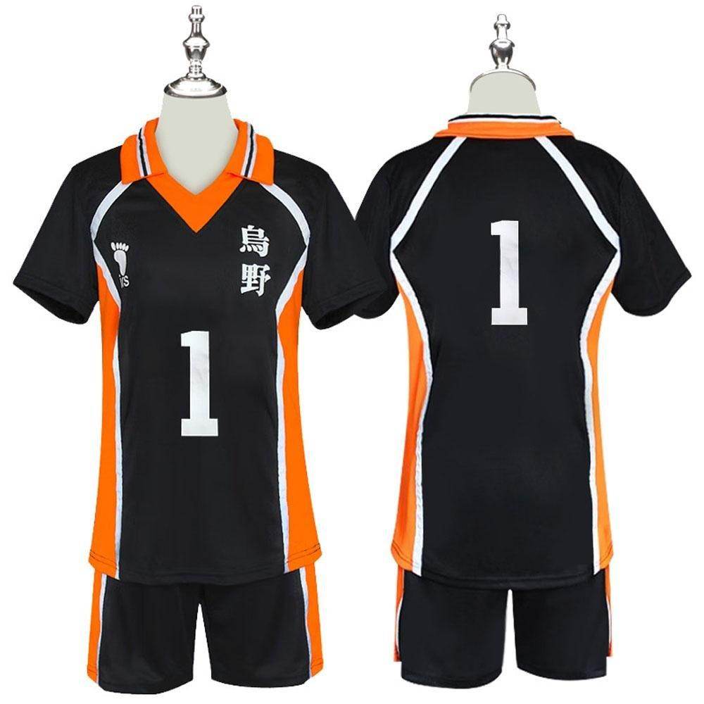Karasuno Uniforms Anime Haikyu!! Cosplay Costumes Carnival Party Full Set - Azufun