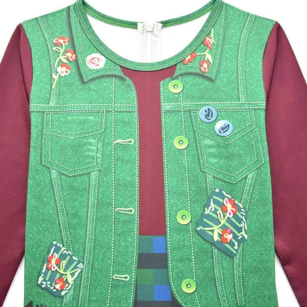 kids College Zombies Cosplay Zentai Suit Costume Children Jumpsuit Bodysuit Outfits - Azufun