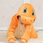 Kids Charmander Pokemon costume Kigurumi Pajamas - Azufun