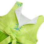 Kids' Inside Out Joy Tutu Dress Costume Cosplay Princess Gown with Bag and Mask - Azufun