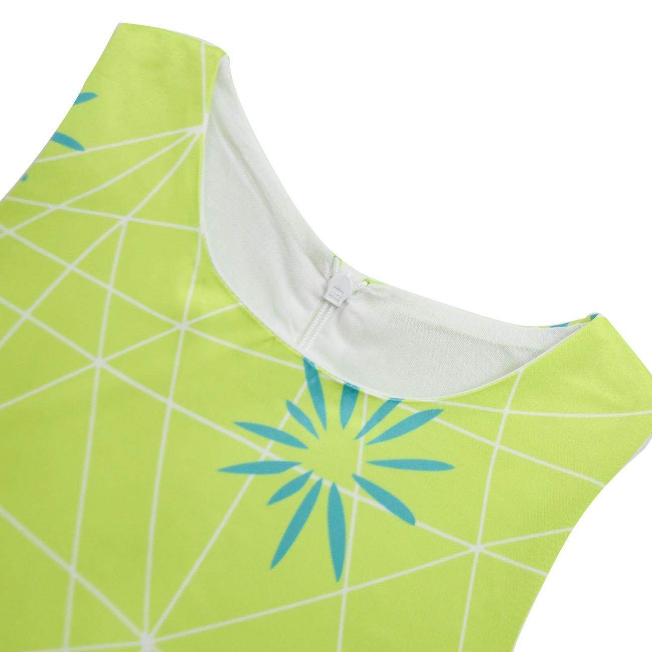 Kids' Inside Out Joy Tutu Dress Costume Cosplay Princess Gown with Bag and Mask - Azufun