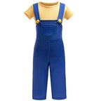 Kids Minions Cosplay Costume Boys' Suspender Outfit for Halloween Parties - Azufun