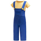 Kids Minions Cosplay Costume Boys' Suspender Outfit for Halloween Parties - Azufun