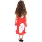 Lilo Stitch stage dress cosplay costume Lilo Red Dress Leaf Dress - Azufun