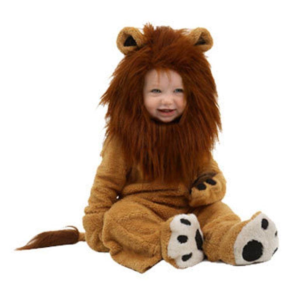 lion costume wizard of oz real animal party Cosplay Adult Kids Matching - Azufun