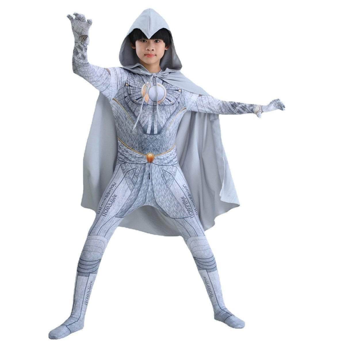 Moon Knight Drax Cosplay Costume Halloween Jumpsuit Outfit Suit Dress Up For Kids - Azufun