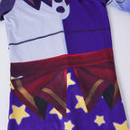 Moondrop Sundrop FNFA Cosplay Costume Outfit Sun Moon Clown Costume Halloween for Kids - Azufun