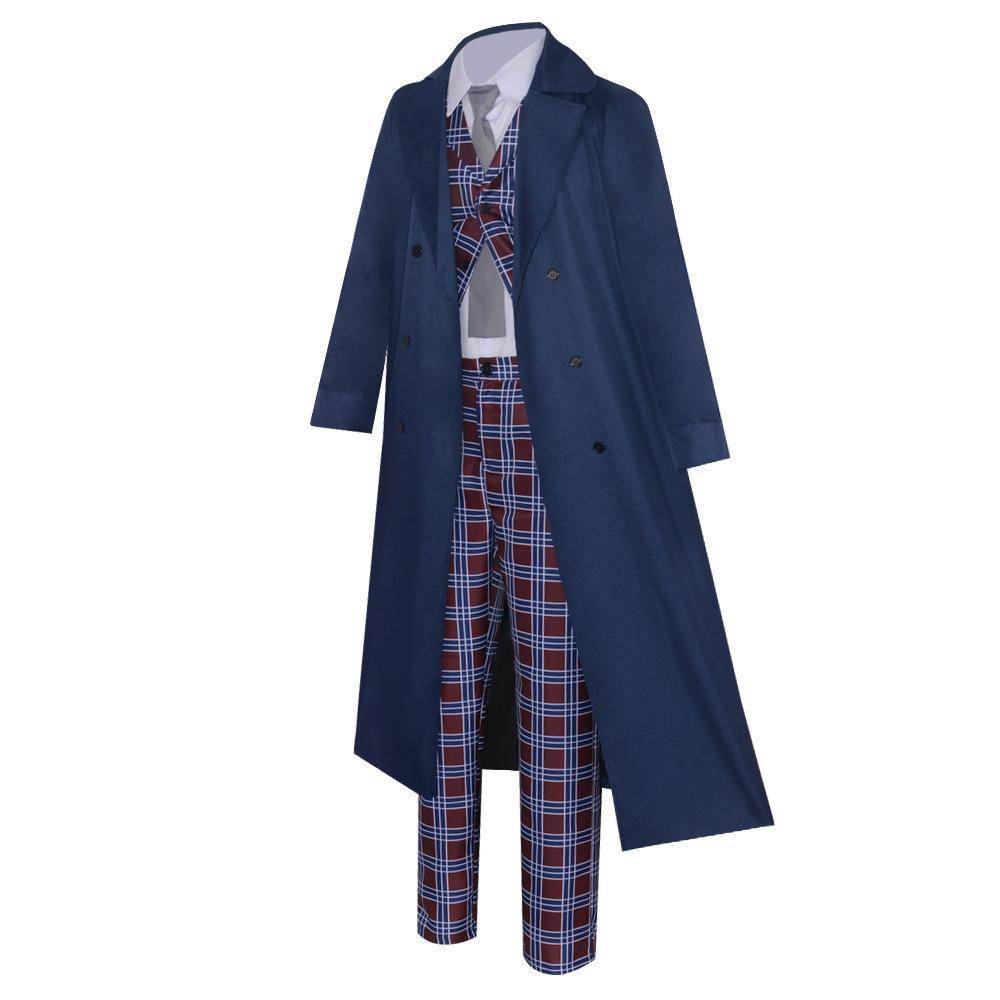 Movie Doctor Who British style retro elegant men's cosplay costume - Azufun
