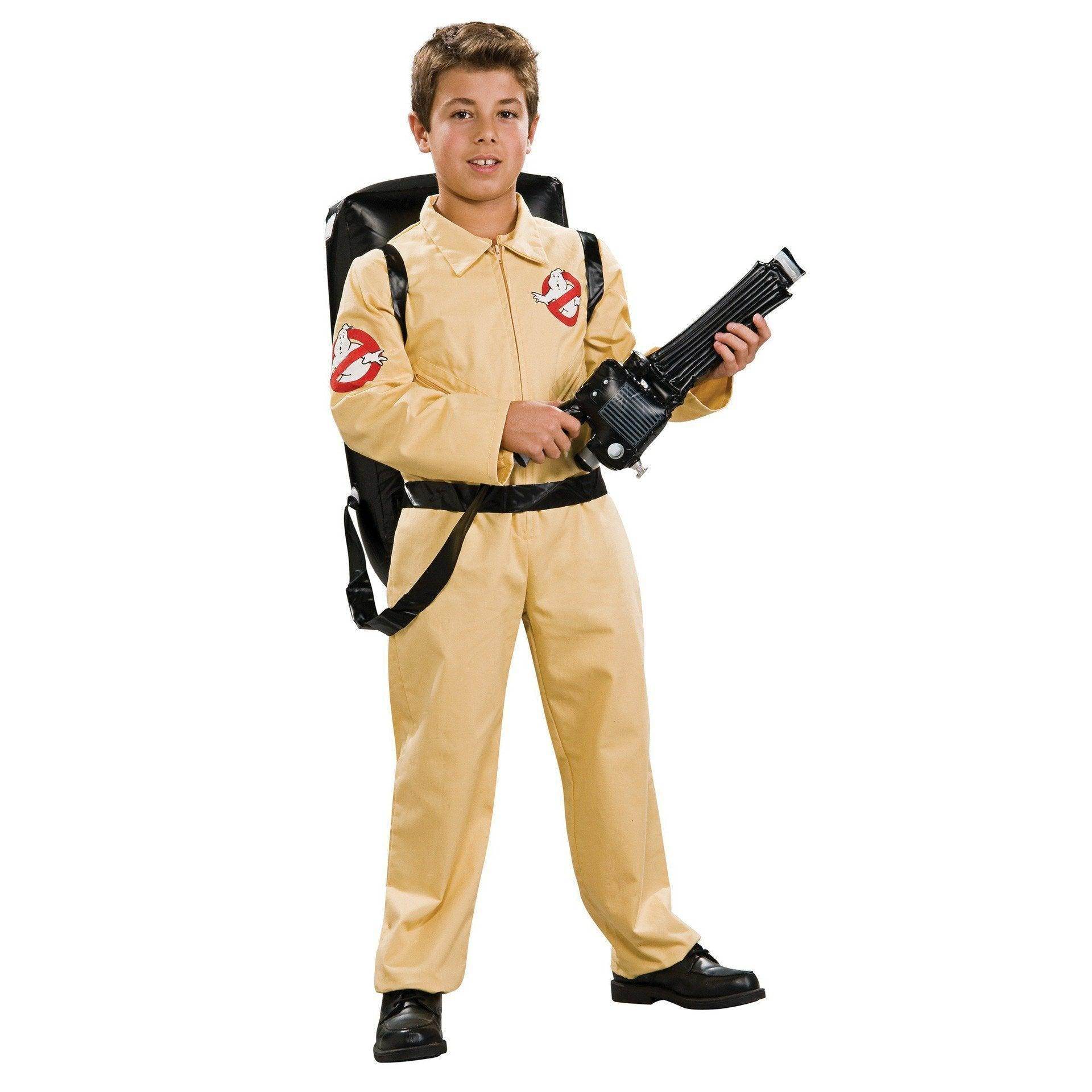 Movie Ghostbusters Costume Halloween Jumpsuit Carnival Suit Cosplay Kids - Azufun