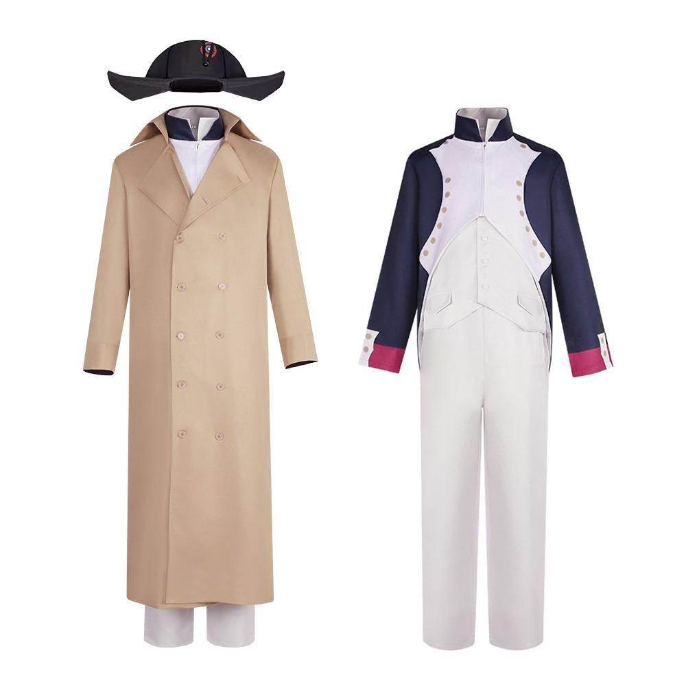 Napoleon Medieval palace retro knight uniform Adult Cosplay Costume Suit - Azufun