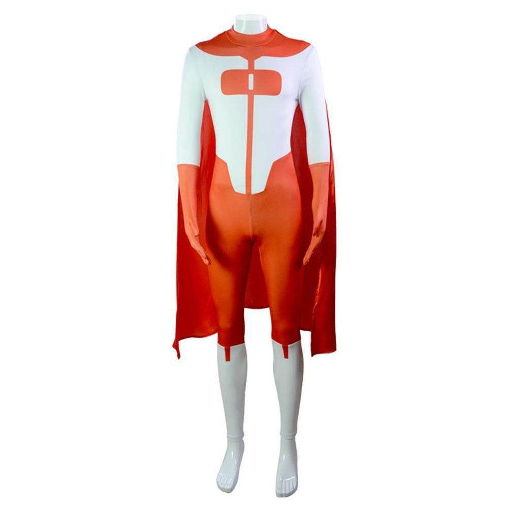Omni-Man Invincible Costume Bodysuit Zentai Hero Cloak Cosplay - Azufun
