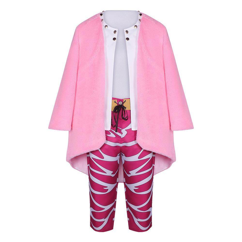 One Piece Donquixote Doflamingo Cosplay Costume Outfits Halloween Carnival Suit - Azufun