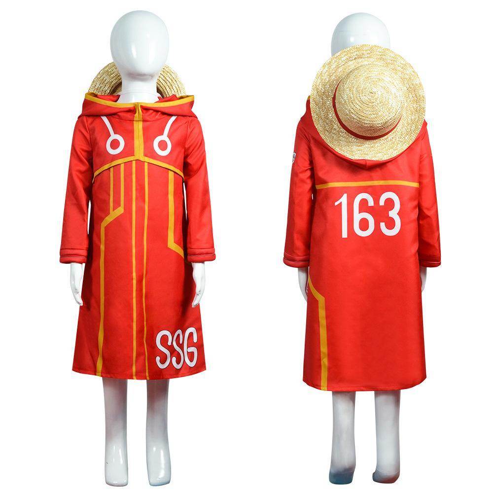 One Piece Egghead Arc 2024 Anime Monkey D. Luffy Costume Party Carnival Halloween Cosplay Full Set - Azufun