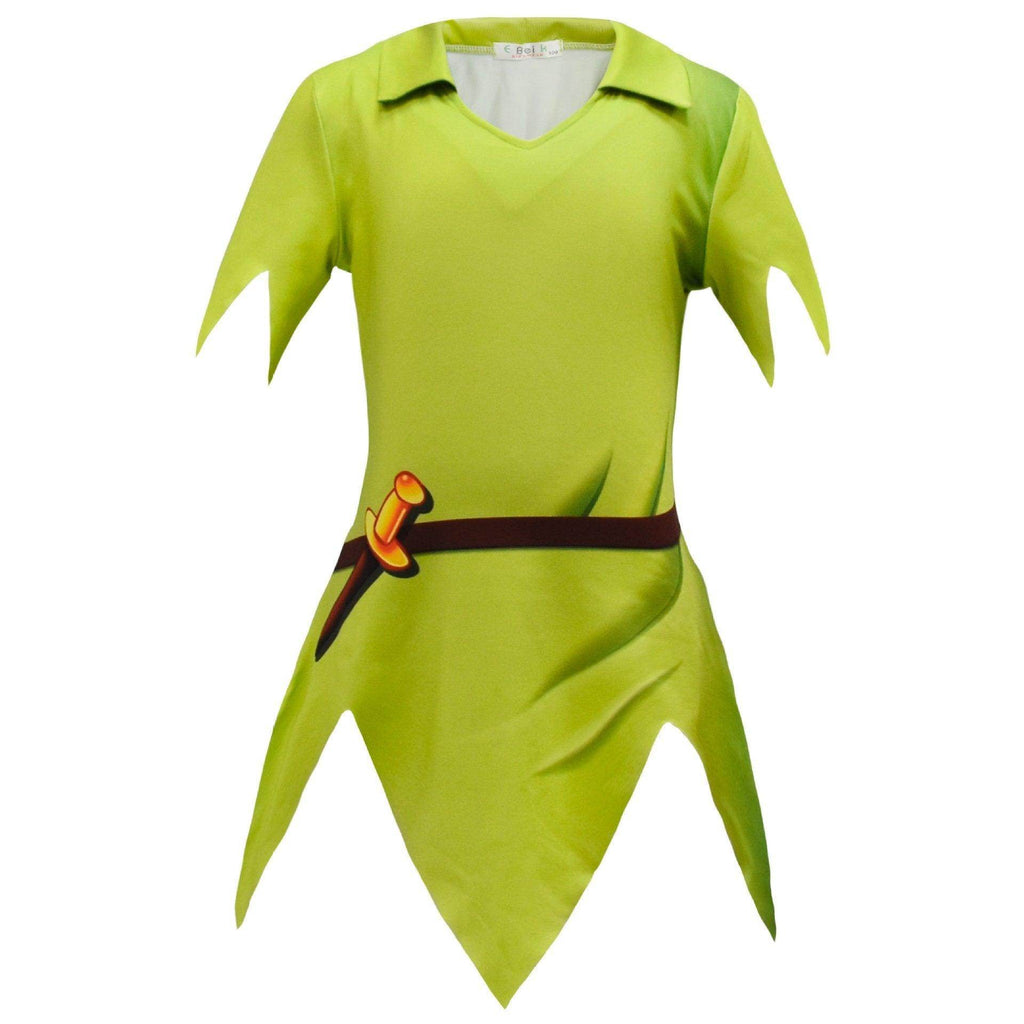 Peter Pan Shorts Suit Halloween Outfits Cosplay Costume For Kids - Azufun