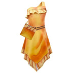 Pocahontas costume for girls Irregular dress Native American Kids Costume - Azufun