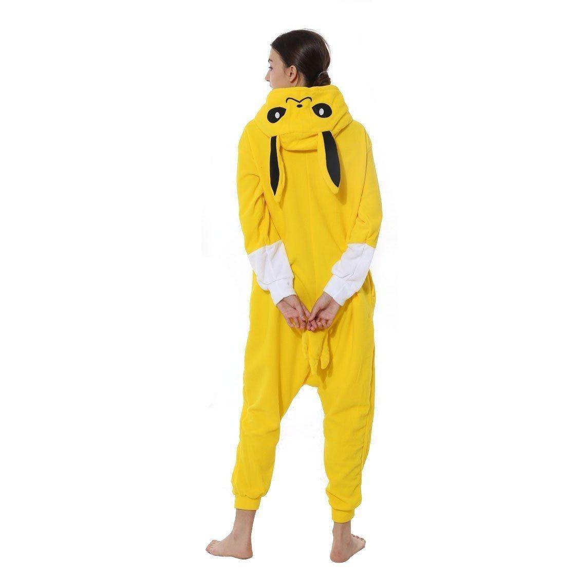 Pokemon Jolteon Eevee Kigurumi Onesie Hoodie Costume Pajamas - Azufun