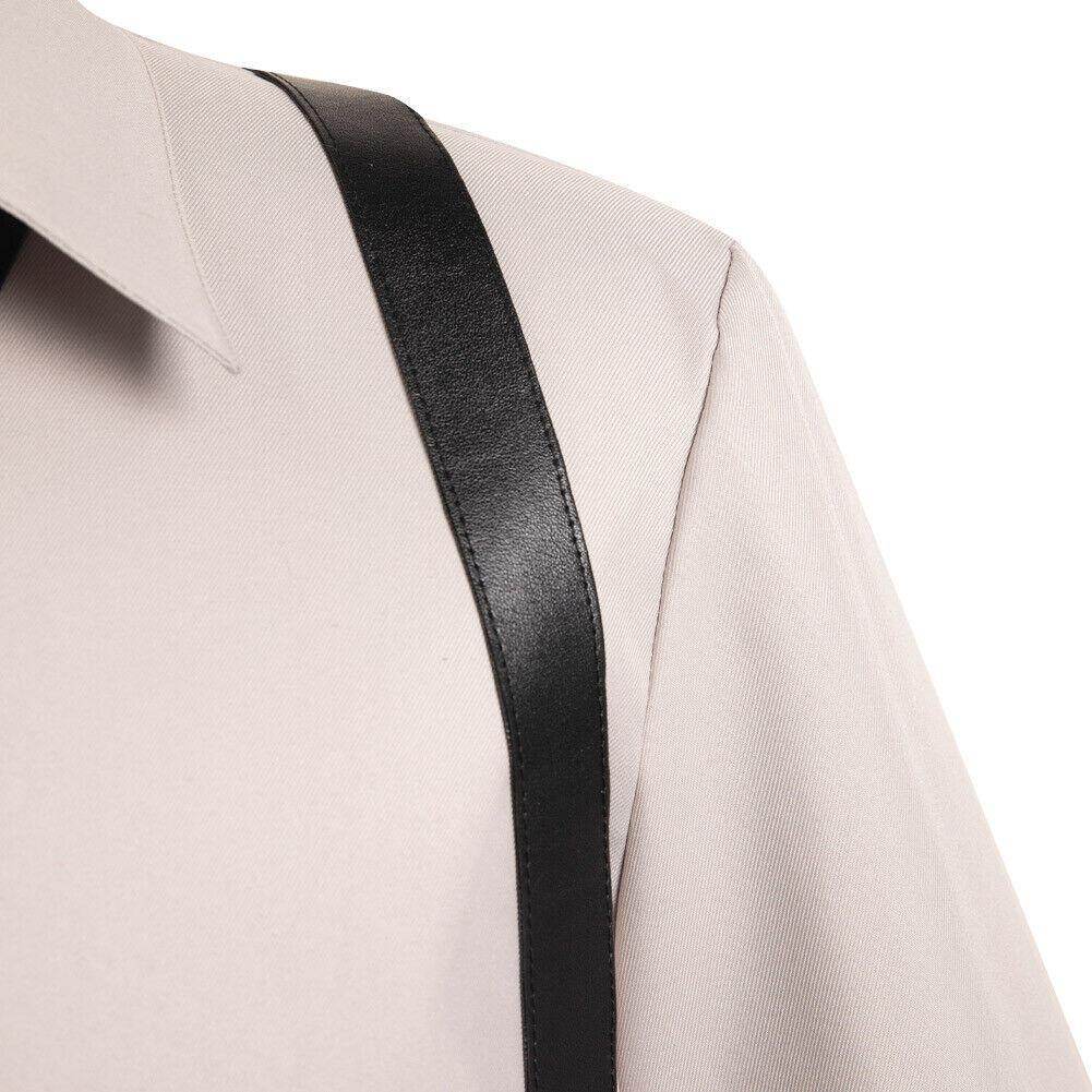 Pokemon Scarlet and Violet Rika Cosplay Costume Stylish suspender Uniform - Azufun