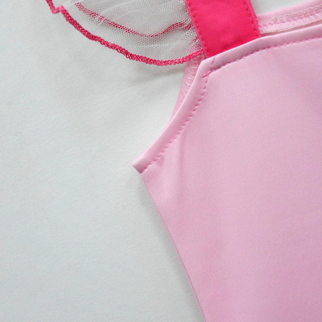 Princess Peach Cosplay Costume Super Mario Bros Girls Dress Bag Suits Halloween Carnival - Pajamasbuy