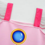 Princess Peach Cosplay Costume Super Mario Bros Girls Dress Bag Suits Halloween Carnival - Pajamasbuy