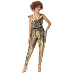 retro 80s hipster disco costumes music festival stage Carnival party - Azufun