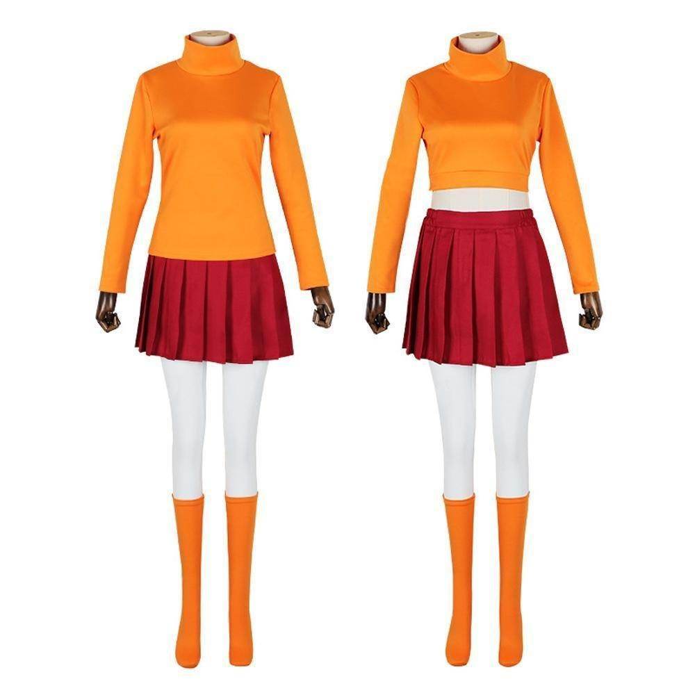 Scoob Scooby-Doo Velma Daphne Costume Cosplay - Azufun