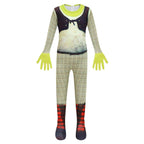 Shrek Costume Cosplay Jumpsuit with Mask Bag for Kids Halloween - Azufun