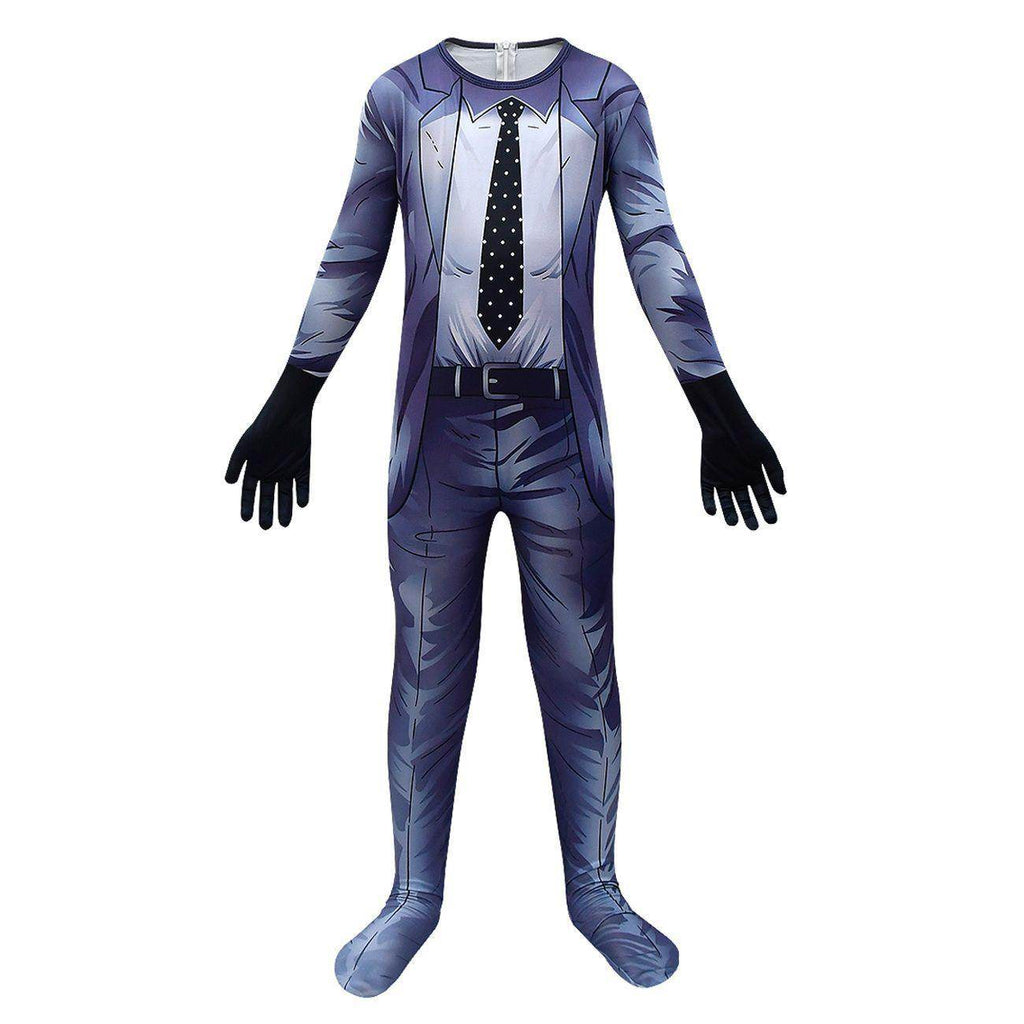 Skibidi Toilet Outfits Jumpsuit Mask Titan Tv man Cosplay Costume For Kids - Azufun