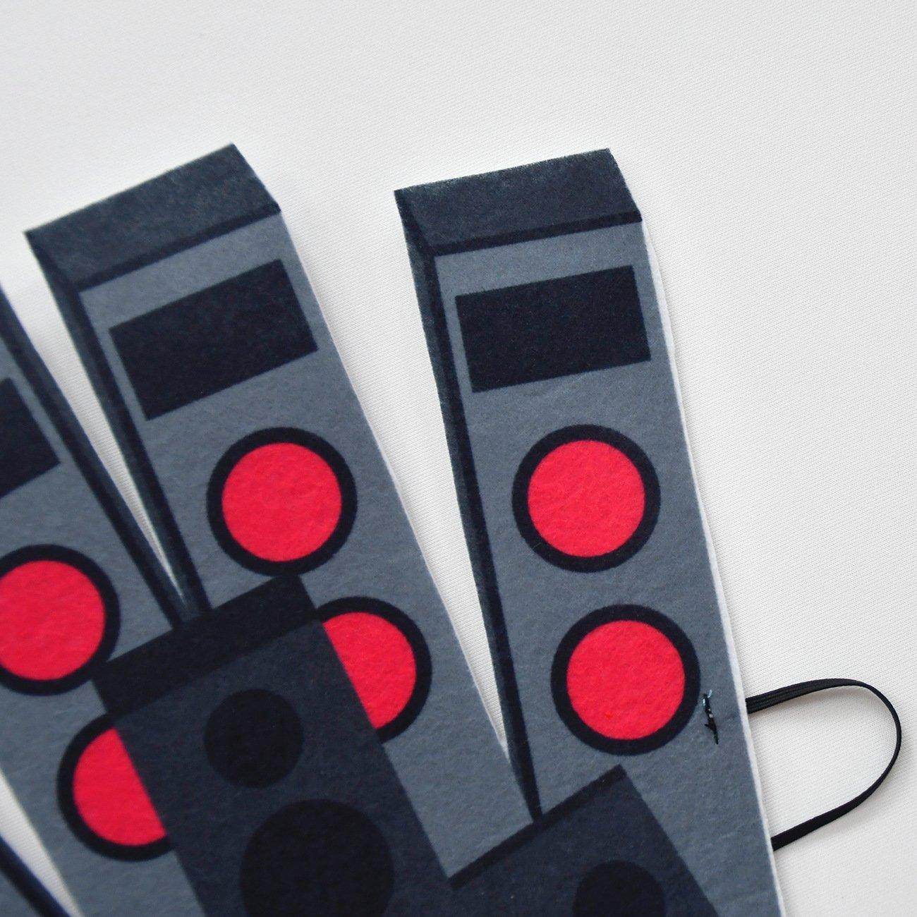 Skibidi Toilet Outfits Orange Jumpsuit Mask Titan Tv man Cosplay Costume For Kids - Azufun