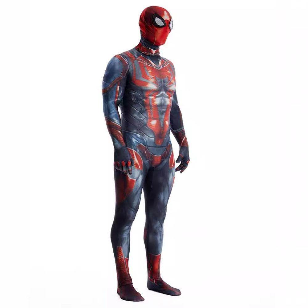 Spider Armor MK III Spider Man Peter Parker Shimmering Cosplay Suit PS4 Costume - Azufun