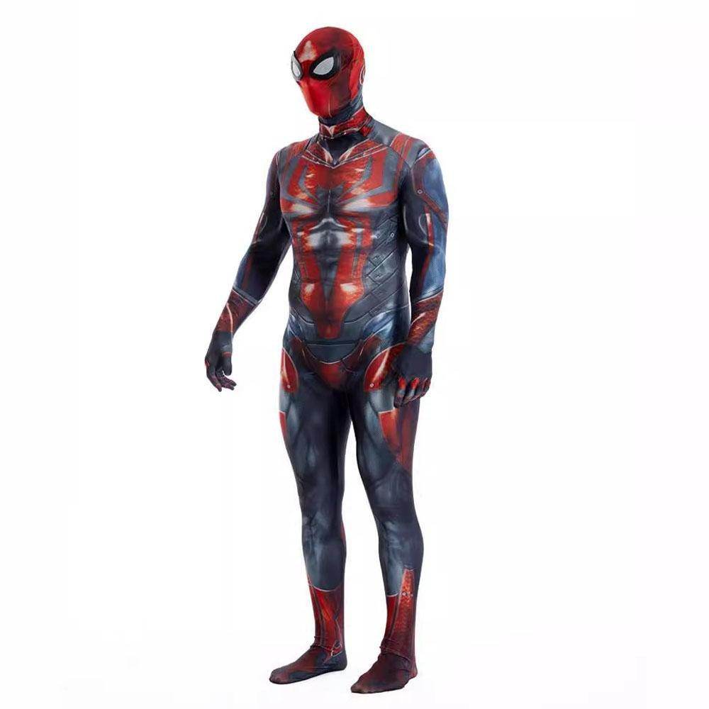 Spider Armor MK III Spider Man Peter Parker Shimmering Cosplay Suit PS4 Costume - Azufun