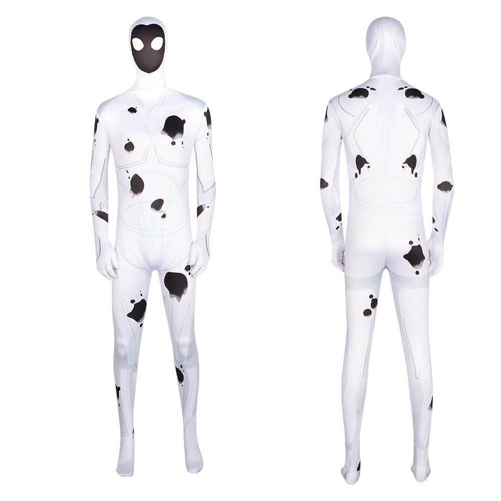 Spider-Man Across the Spider Verse Gwen Stacy Zentai Cosplay Costume Outfits Halloween Carnival Suit Adults - Azufun