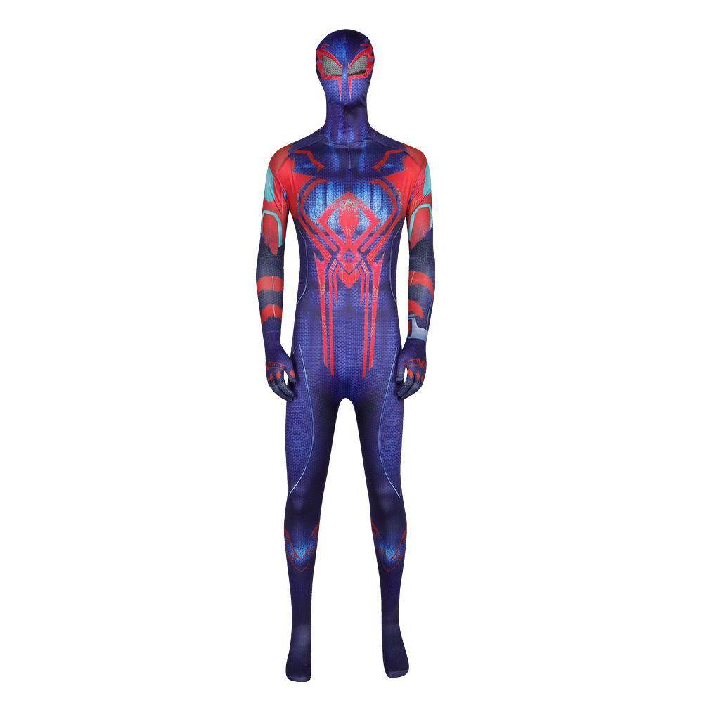 Spider Man Across the Spider Verse Miguel O'Hara Zentai Cosplay Costume Outfits Halloween Carnival Suit Adults - Azufun