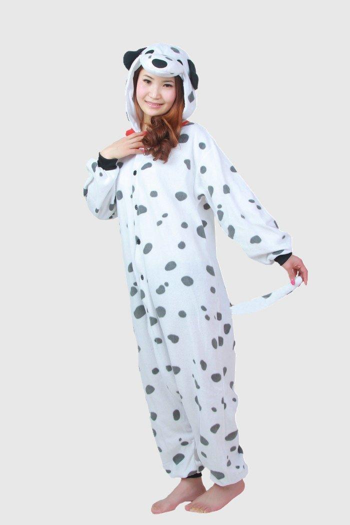 Spotty Dog Pajamas Kigurumi Onesie Costume Hoodie Cartoon - Pajamasbuy