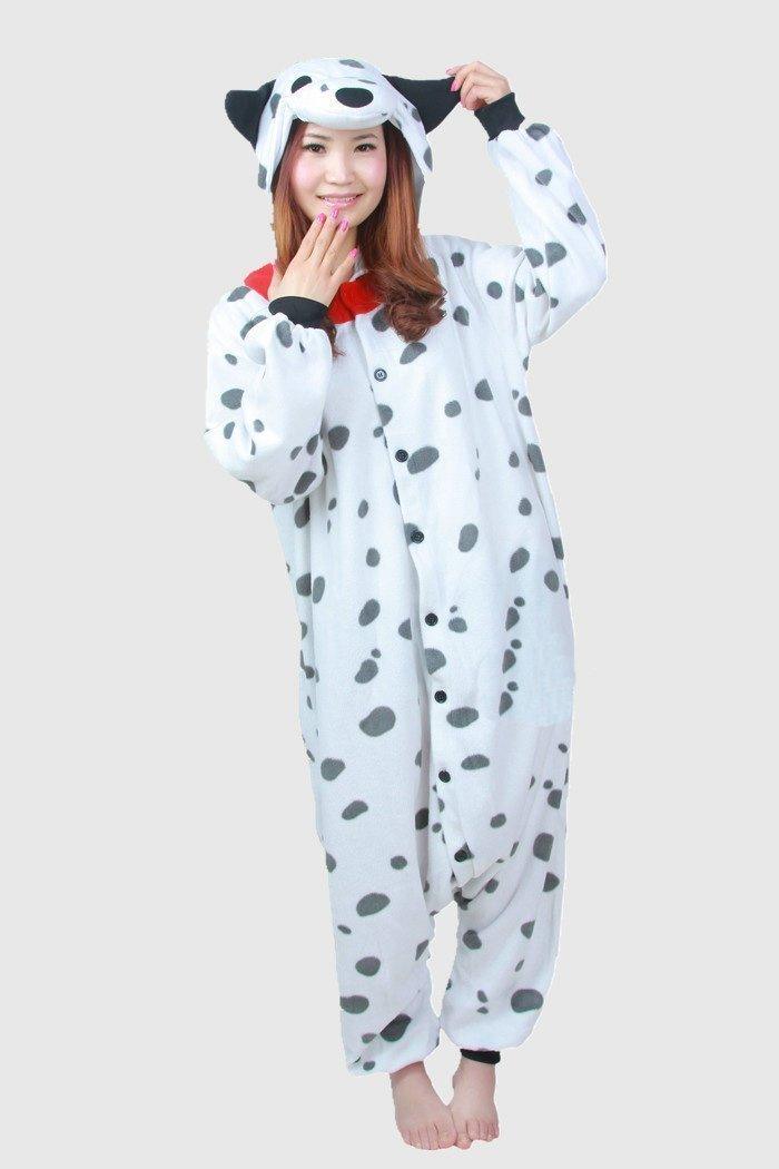 Spotty Dog Pajamas Kigurumi Onesie Costume Hoodie Cartoon - Pajamasbuy