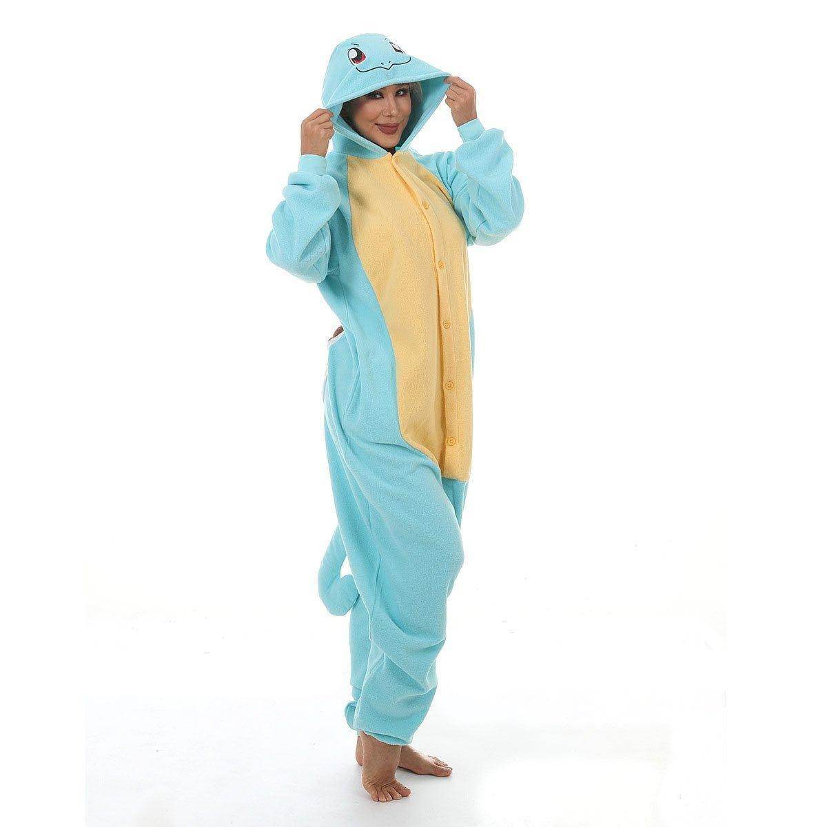 Squirtle kigurumi onesies Costume Adult women men Couples - Azufun