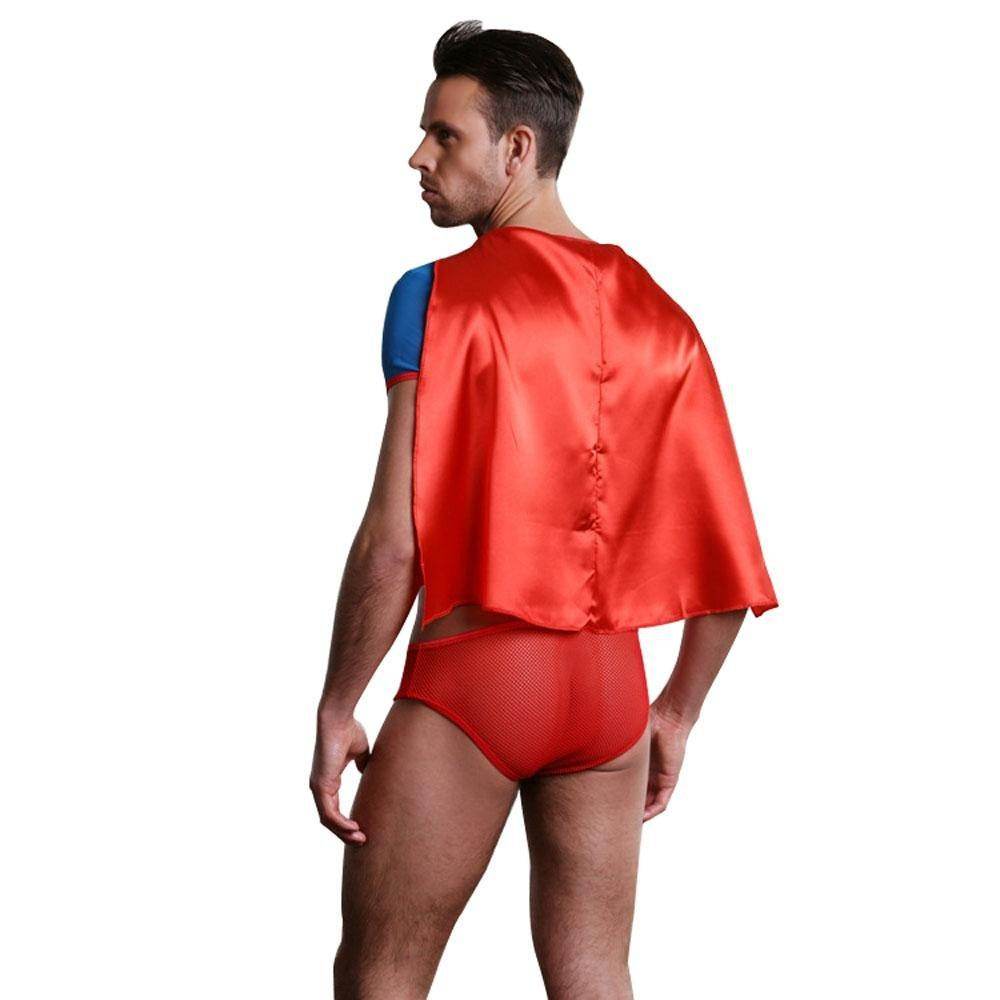 Stag Do Party Fancy Dress Superman Costume For Men - Azufun