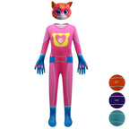 Super Cute Kitties Jumpsuits Cosplay costume With Mask For Kids
