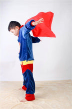 Super Hero Superman Kids Onesies Pajamas Kigurumi Costume - Pajamasbuy