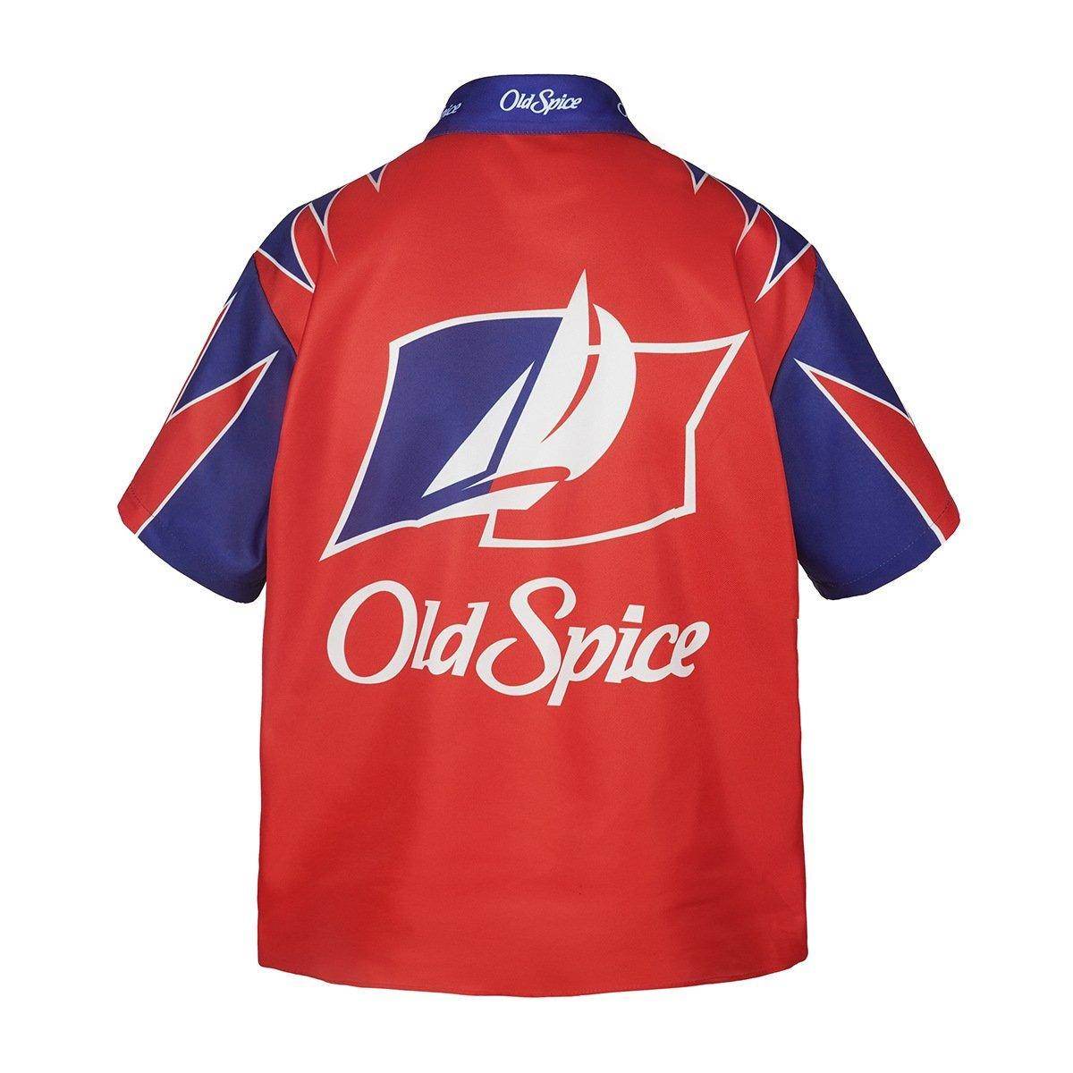 Talladega Nights Ricky Bobby Racing Shirt and Hat Set Men's Short Sleeve Casual Costume - Azufun